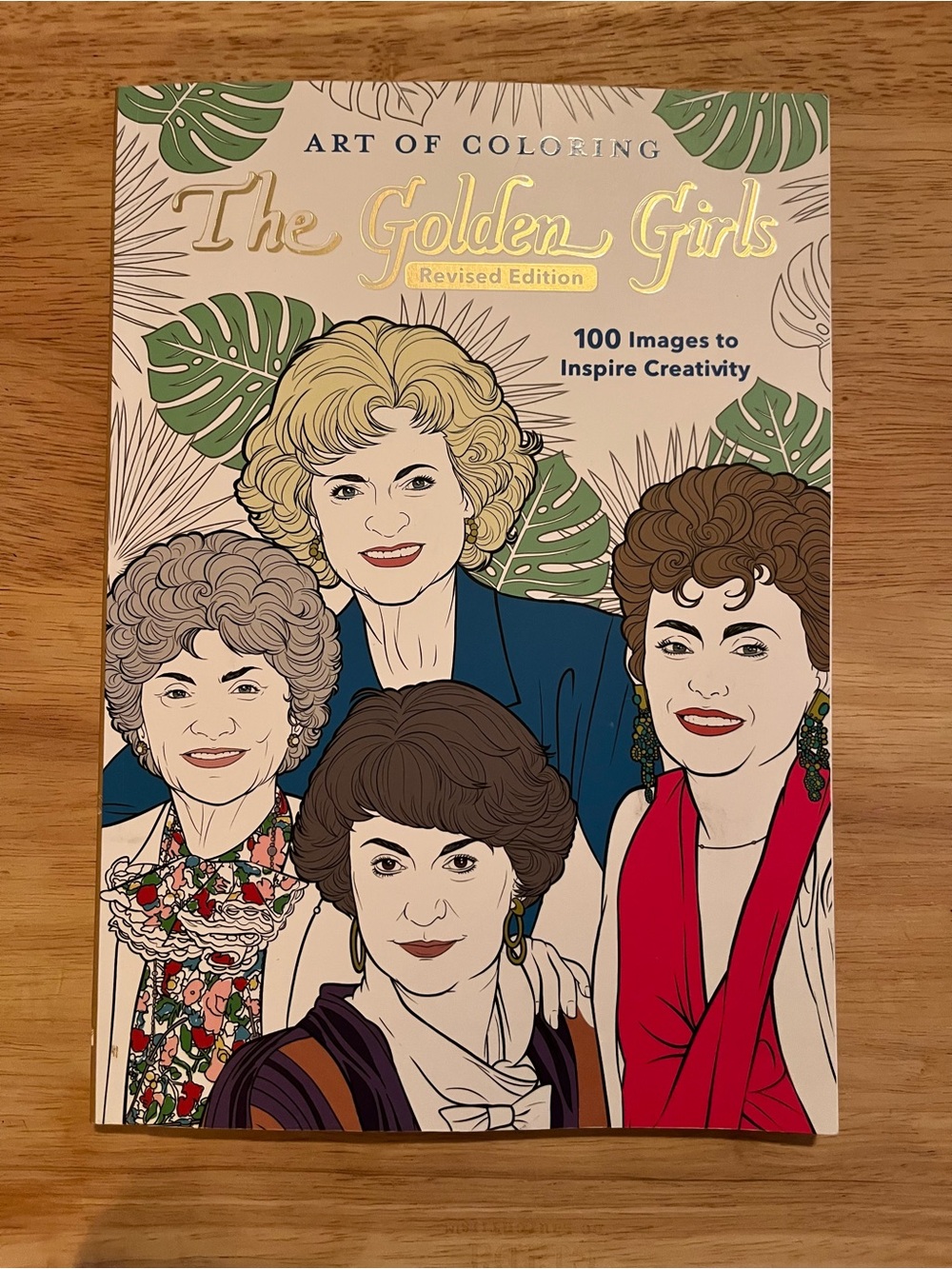 Signature The Golden Girls Coloring Book – Green and White